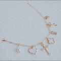 Faith Cross Charm Bracelet